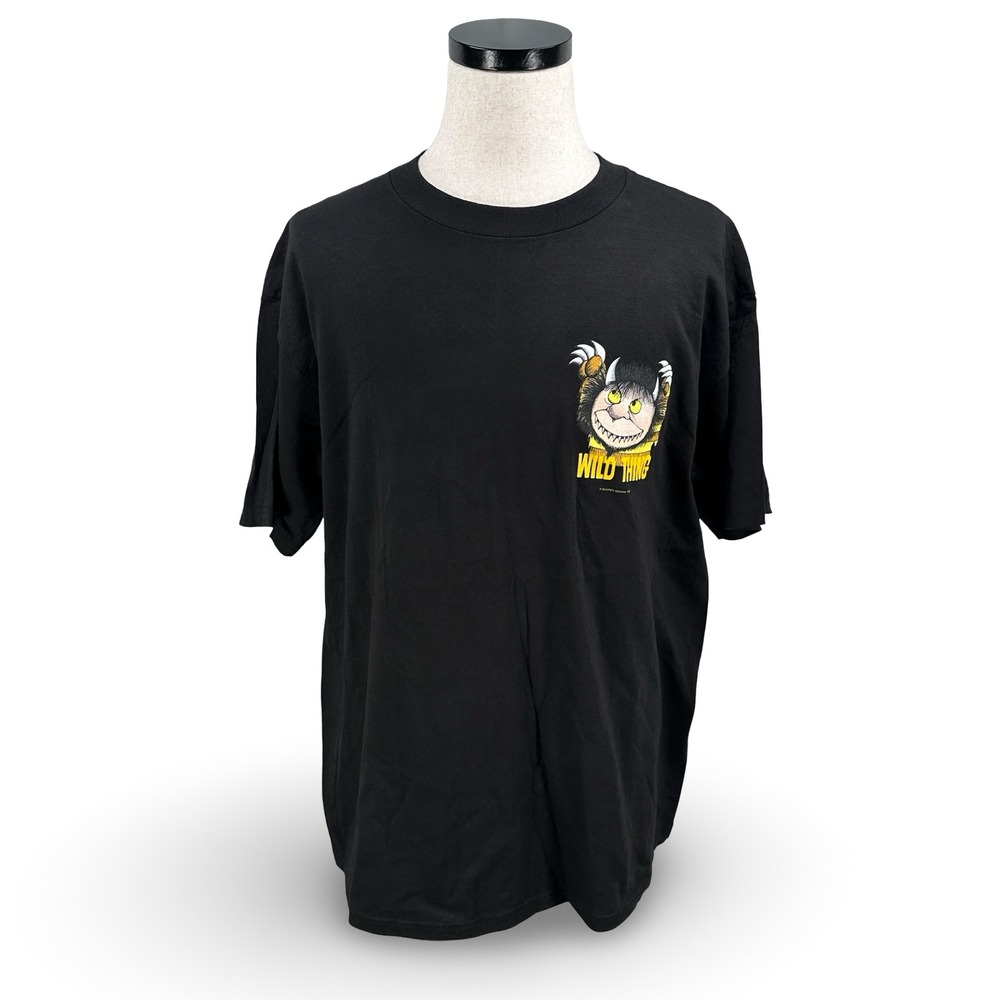 Vintage Maurice Sendak Where the Wild Things Are T-Shirt XL Black 1998‎ New